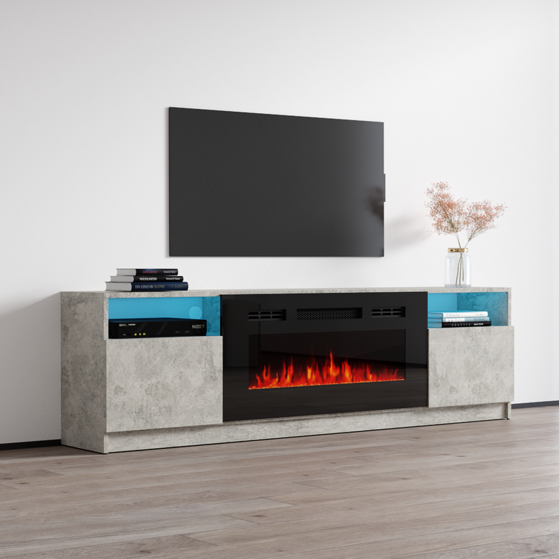 York 02 Fireplace TV Stand - Meble Furniture