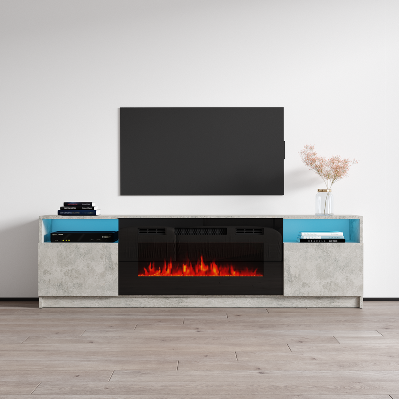 York 02 Fireplace TV Stand - Meble Furniture