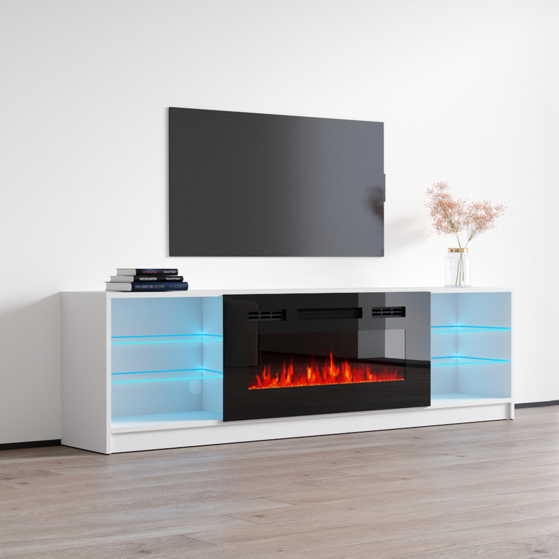 Boston 01 Fireplace TV Stand - Meble Furniture