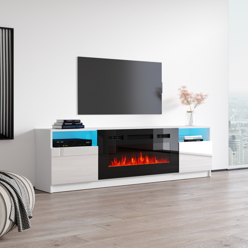 York 02 Fireplace TV Stand - Meble Furniture